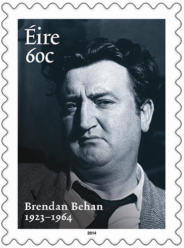 爱尔兰发行布兰登·贝汉纪念邮票 中邮网收藏