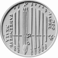 德国发行华氏温标发明300周年纪念币 中邮网收