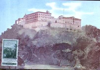 1965年梵蒂冈极限片 蒙特卡西诺修道院 中邮网