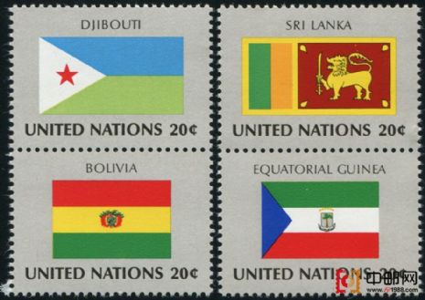 斯里兰卡、玻利维亚、赤道几内亚国旗 2竖连 