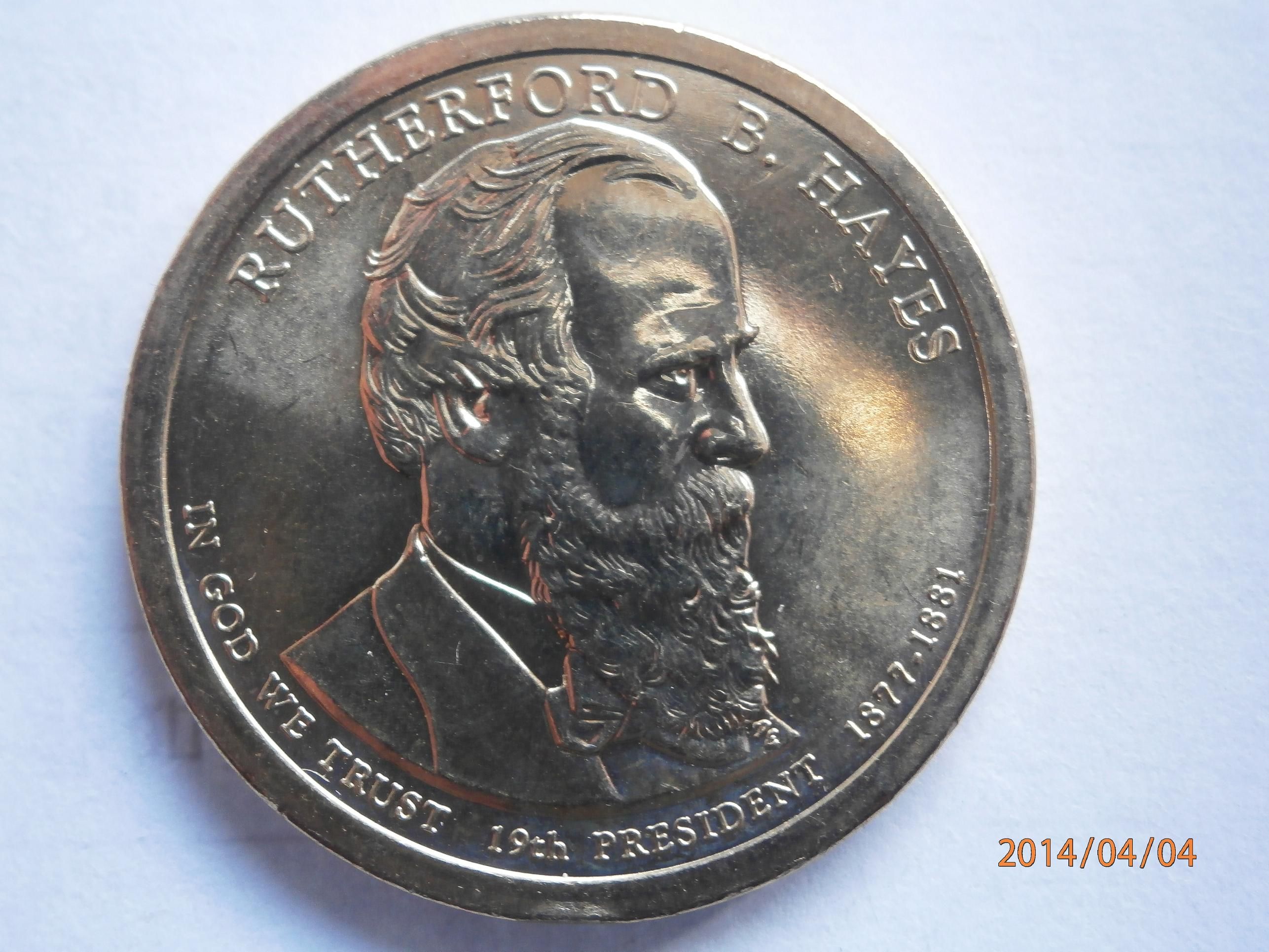 (原装) 美国总统系列美元纪念币詹姆斯 A 加菲
