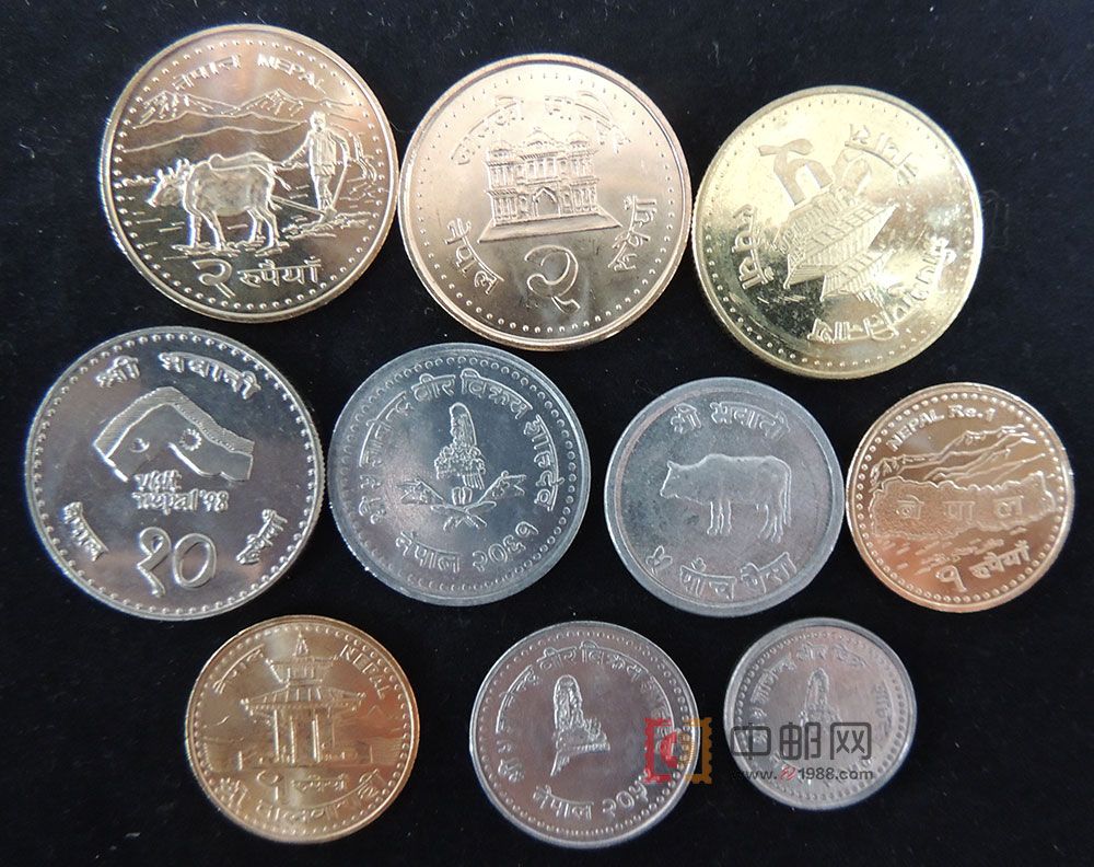 wgyb507 尼泊尔硬币10枚(大图展示)