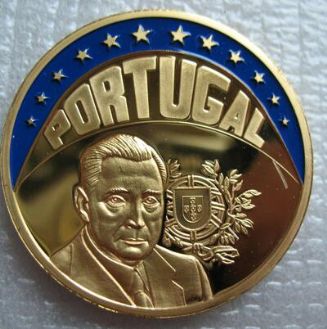 1997年葡萄牙1埃居纪念币-总统 中邮网[集邮\/钱