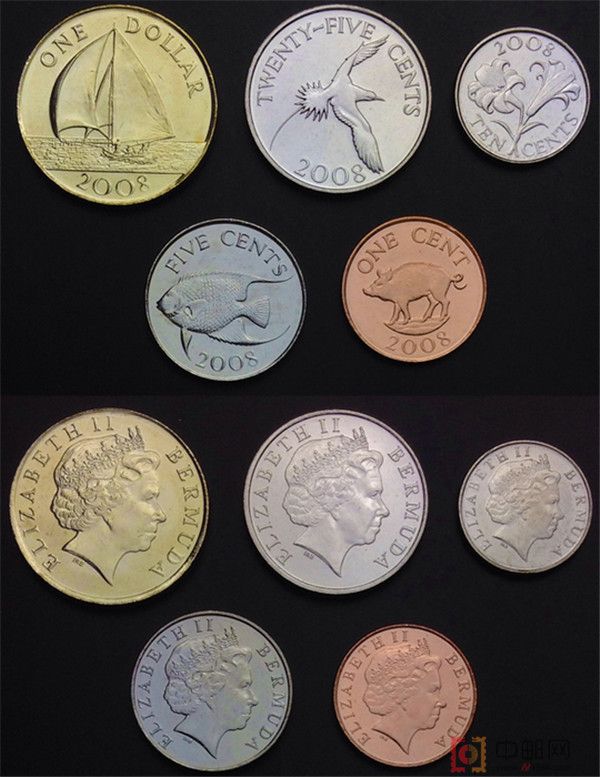 百慕大硬币5枚全(大图展示)