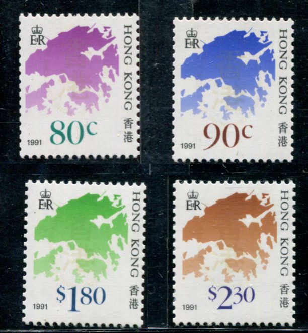 R39A 香港新电子机售票 地图普通邮票 中邮网