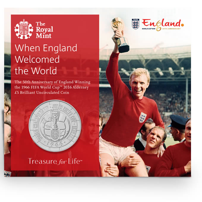 精制英国2016年发行1966年世界杯冠军50周年