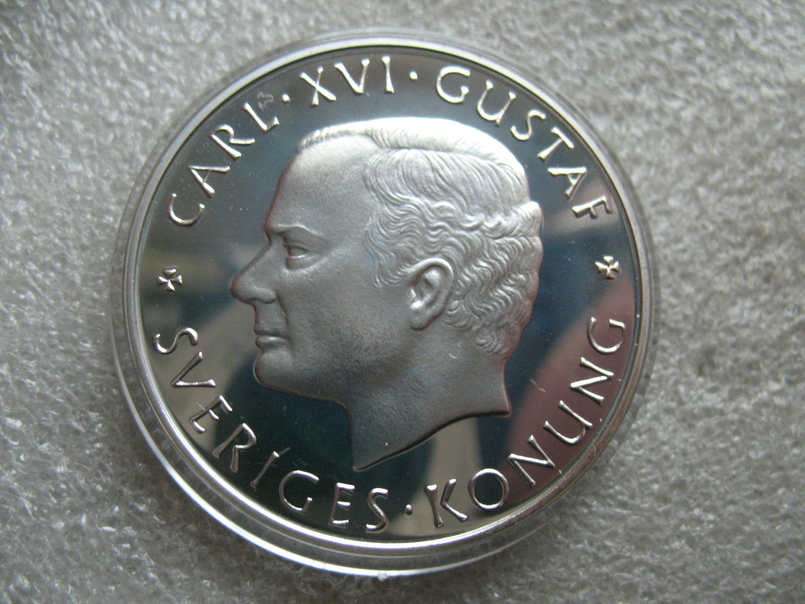 1995年瑞典200克朗纪念币中币大银币-瑞典货币1000周年(大图展示)