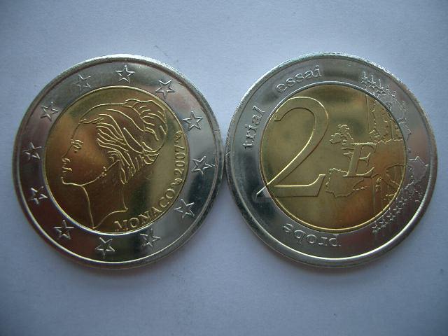 2007年摩纳哥2欧元王妃样币 中邮网[集邮\/钱币