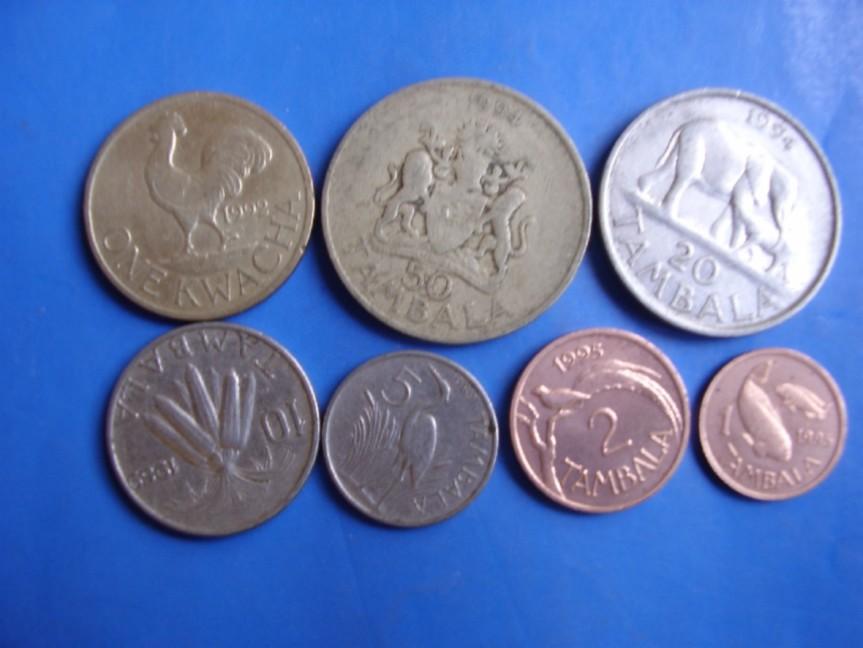 非洲钱币--马拉维7枚(大图展示)