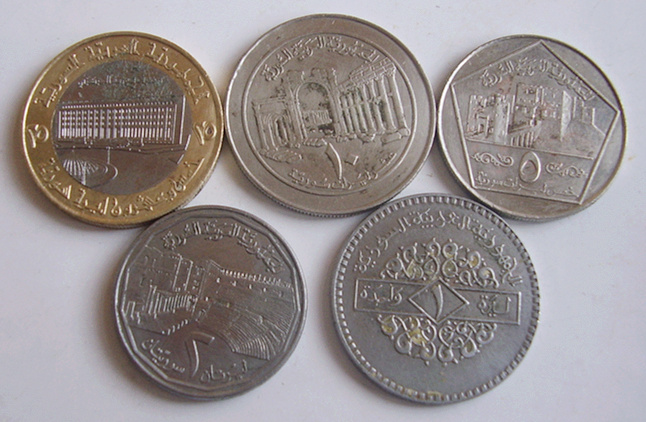 亚洲钱币-叙利亚5枚(大图展示)