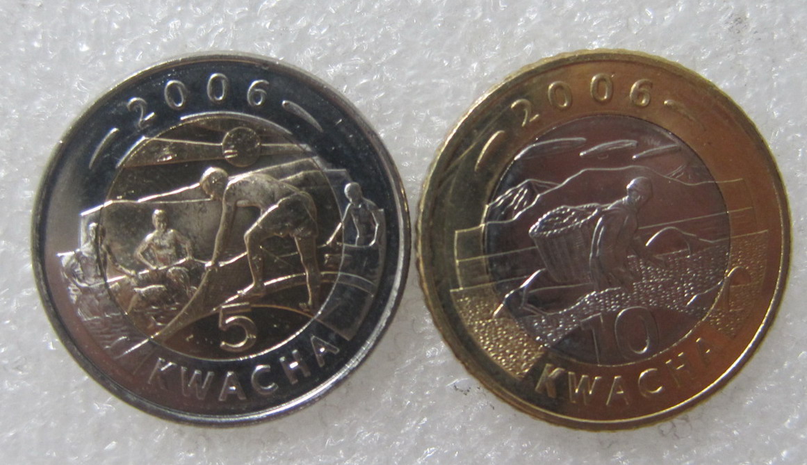 马拉维-2006年双色币一对 中邮网[集邮\/钱币\/邮