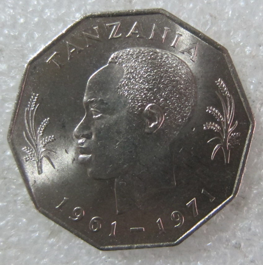 坦桑尼亚1971年5先令(大图展示)