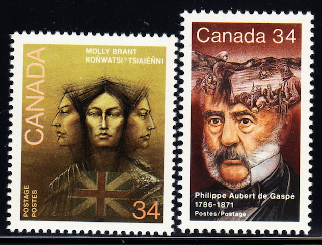 加拿大邮票1986年 名人 小说家(大图展示)