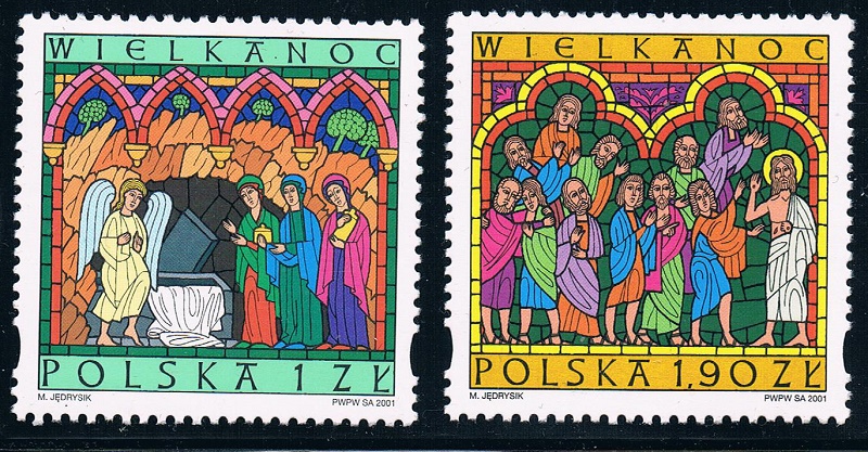 波兰2001基督教教堂玻璃绘画(大图展示)