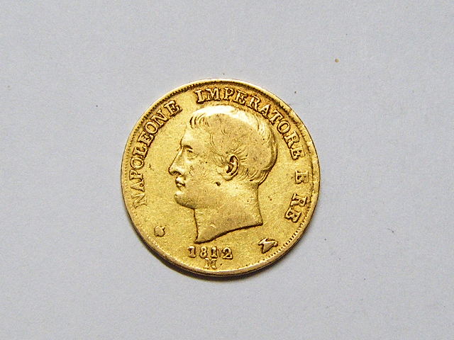 意大利1812年拿破仑20里亚尔金币 6.45克 900金(大图展示)