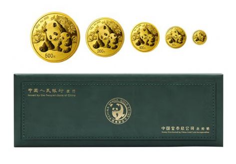 2024年熊猫金套币（5枚一套）2024年熊猫银币,2024年熊猫币,2024年熊猫